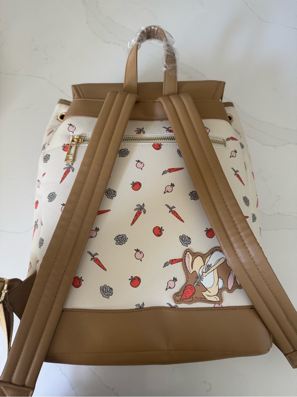 NWT Disney BoxedLunch Winnie The Pooh Veggies Allover Print Mini Backpack - Picture 6 of 13